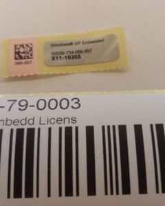 Label xp-Embedd Licens